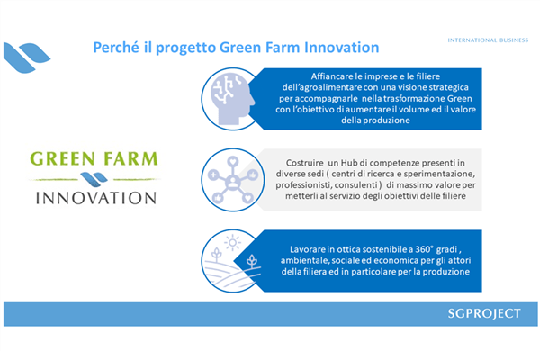 Con Green Farm Innovation le filiere agroalimentari hanno un alleato in più